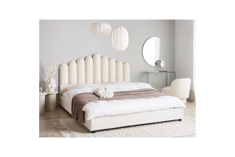 Vattensäng Vincennes - Vit, Svart, 180x200 cm - Möbler - Säng - Vattensäng