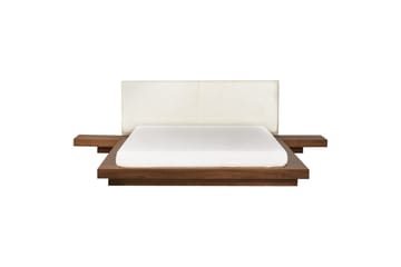 Vattensäng Zen - Brun, Vit, 160x200 cm - Möbler - Säng - Vattensäng