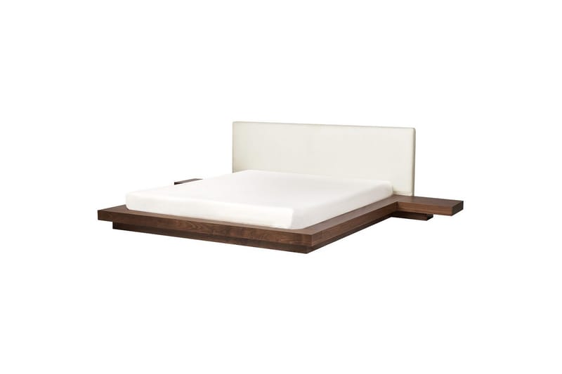 Vattensäng Zen - Brun, Vit, 180x200 cm - Möbler - Säng - Vattensäng