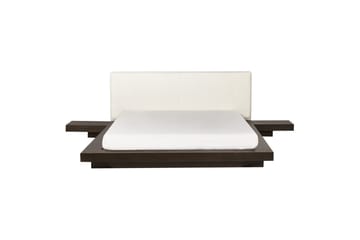 Vattensäng Zen - Mörk trä, vit, 160x200 cm - Möbler - Säng - Vattensäng