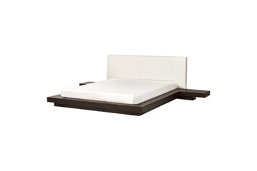 Vattensäng Zen - Mörk trä, vit, 160x200 cm - Möbler - Säng - Vattensäng