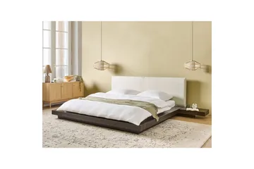 Vattensäng Zen - Mörk trä, vit, 180x200 cm - Möbler - Säng - Vattensäng