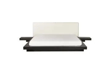 Vattensäng Zen - Mörk trä, vit, 180x200 cm - Möbler - Säng - Vattensäng