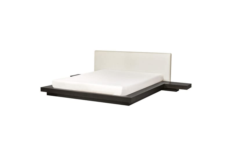 Vattensäng Zen - Mörk trä, vit, 180x200 cm - Möbler - Säng - Vattensäng