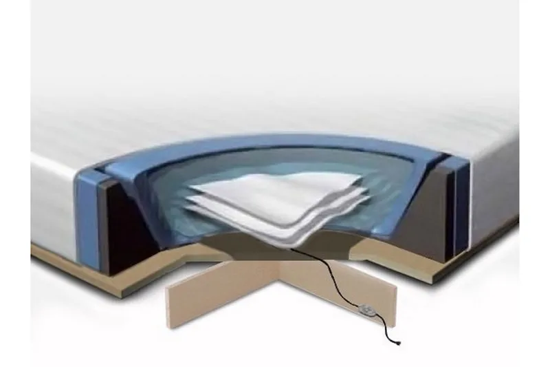 Jasmine Vattensäng 180|200 cm - Vit - Möbler - Säng - Vattensäng