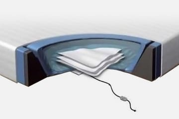 Jasmine Vattensäng 180x200 cm - Vit - Möbler - Säng - Vattensäng