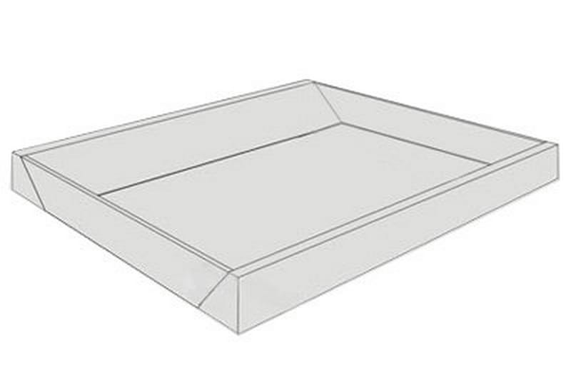 Skumram Till Vattensäng Wave 140|200 cm - Svart - Möbler - Säng - Vattensäng