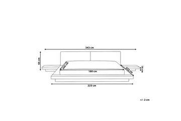 Zen Vattensäng 180|200 cm - Brun - Möbler - Säng - Vattensäng