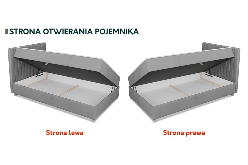 Veyran Sängpaket Kontinentalsäng med Förvaring 120x200 cm - Beige - Möbler - Säng - Kontinentalsäng