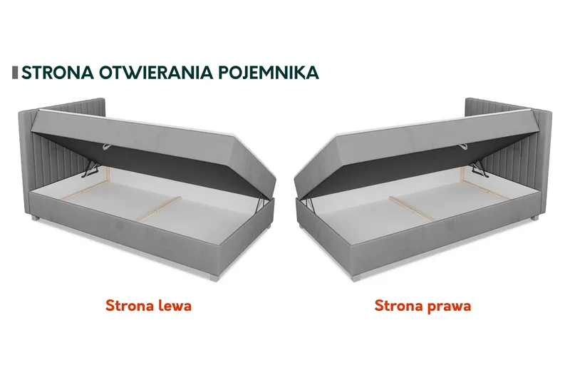 Veyran Sängpaket Kontinentalsäng med Förvaring 120x200 cm - Blå - Möbler - Säng - Kontinentalsäng