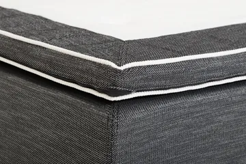 Viken Bas Ramsäng 80x200 cm Medelfast Polyeter - Grå - Möbler - Säng - Enkelsäng