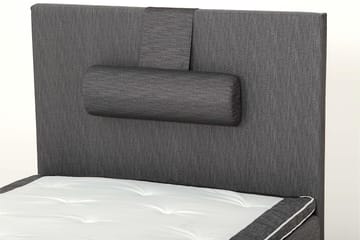 Viken Komplett Sängpaket – Ramsäng 120x200 cm med Sänggavel + Bäddmadrass med Fasthetsgrad Fast - Grå - Möbler - Säng - Enkelsäng