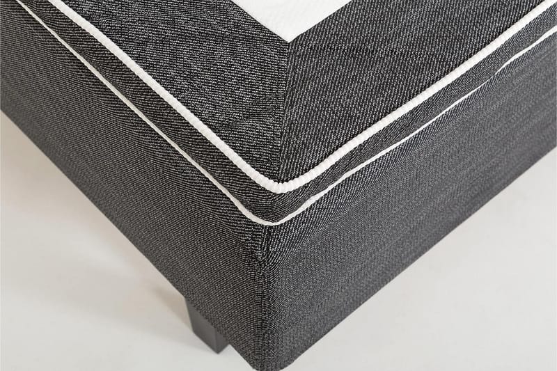 Viken Komplett Sängpaket – Ramsäng 120x200 cm med Sänggavel + Bäddmadrass med Fasthetsgrad Fast - Grå - Möbler - Säng - Enkelsäng