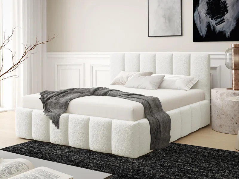 Vinvik Sängram med förvaring 140x200 cm - vit - Möbler - Säng - Säng med förvaring