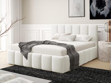 Vinvik Sängram med förvaring 160x200 cm - vit - Möbler - Säng - Säng med förvaring