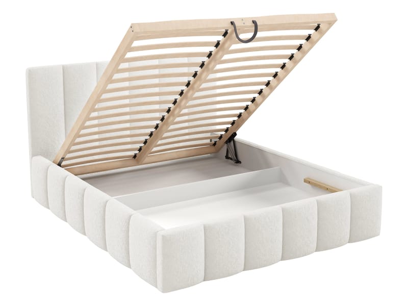 Vinvik Sängram med förvaring 180x200 cm - beige - Möbler - Säng - Säng med förvaring