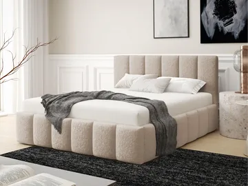 Vinvik Sängram med förvaring 180x200 cm - beige - Möbler - Säng - Säng med förvaring