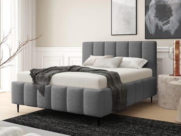 Vinvik Sängram med förvaring 180x200 cm - grå - Möbler - Säng - Säng med förvaring