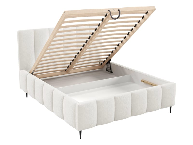 Vinvik Sängram med förvaring 180x200 cm - vit - Möbler - Säng - Säng med förvaring