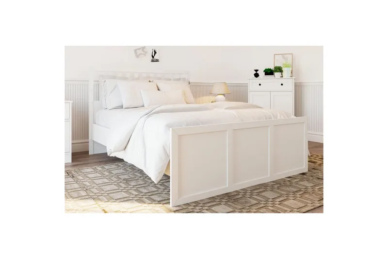 Vyric Sängram - Matt Vit - Möbler - Säng - Sängram & sängstomme