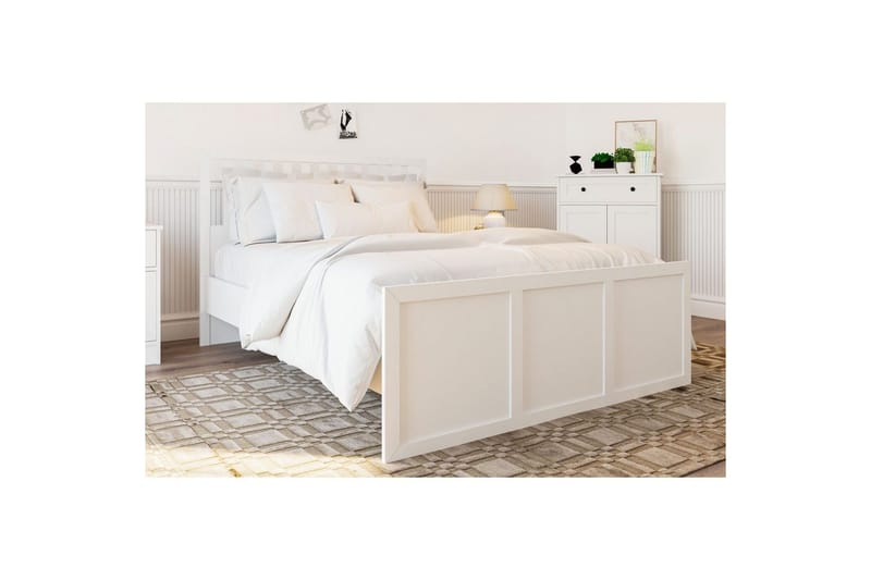 Vyric Sängram - Matt Vit - Möbler - Säng - Sängram & sängstomme