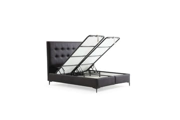 Yonel Komplett Sängpaket 180x200 cm - Svart - Möbler - Säng - Komplett sängpaket
