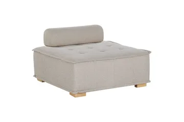 1-sitssoffa Tibro Beige, ljust trä - Beige, ljust trä - Möbler - Soffa - Modulsoffa - Mittmodul