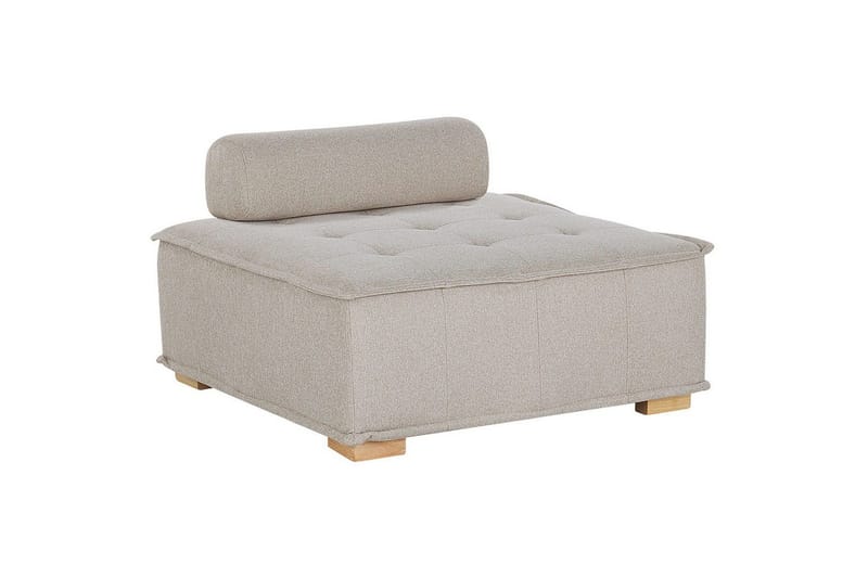 1-sitssoffa Tibro Beige, ljust trä - Beige, ljust trä - Möbler - Soffa - Modulsoffa - Mittmodul