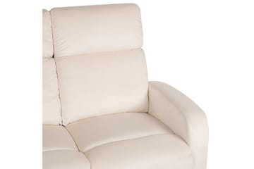 2-sits Reclinersoffa manuell Verdal Vit - Vit - Möbler - Soffa - Biosoffa & reclinersoffa
