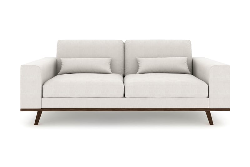 2-sits Linnesoffa Haga - Beige - 2 sits soffa