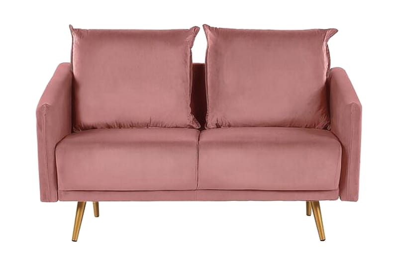 2-sits Soffa Aarsby - Sammet/Rosa - 2 sits soffa