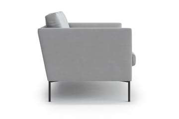 2-sits Soffa Devora - Sammet/Grå - Möbler - Soffa - 2 sits soffa