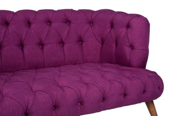 2-sits Soffa Kiroli - Lila/Natur - Möbler - Soffa - 2 sits soffa