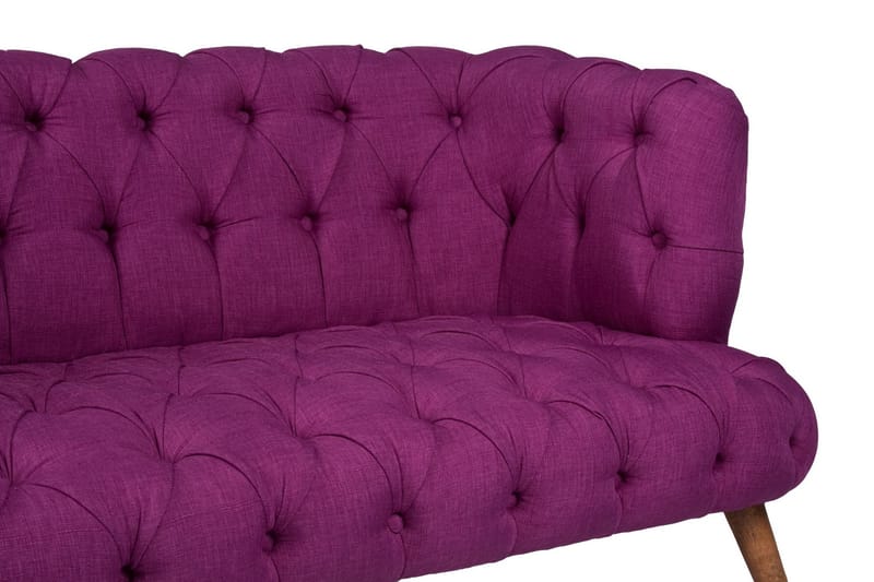 2-sits Soffa Kiroli - Lila/Natur - Möbler - Soffa - 2 sits soffa