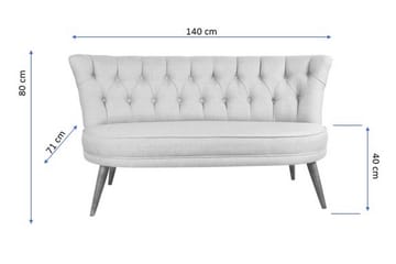 2-Sits Soffa Meecham - Beige - Möbler - Soffa - 2 sits soffa