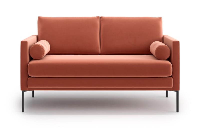 2-sits Soffa Nauro - Orange/Rosa - 2 sits soffa