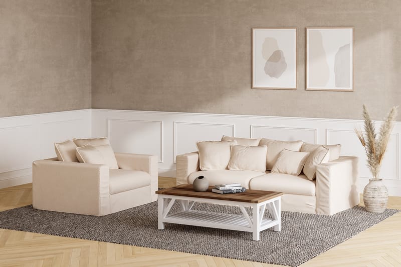 2-sits Soffa Sami - Beige - 2 sits soffa