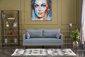 Antigua 2-sits Soffa - Blå/Natur - Möbler - Soffa - 2 sits soffa