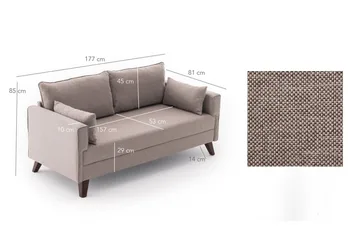 Antigua Soffa 2-sits - Beige - Möbler - Soffa - 2 sits soffa