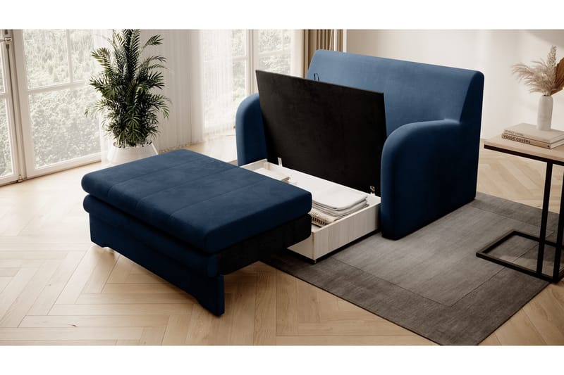 Ario Soffa 2-sits - Blå - Möbler - Soffa - Bäddsoffa - 2 sits bäddsoffa