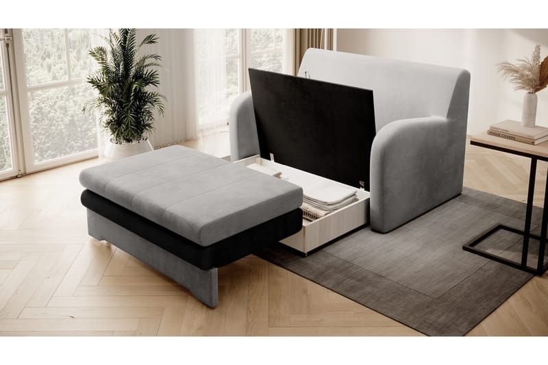 Ario Soffa 2-sits - Grå - Möbler - Soffa - Bäddsoffa - 2 sits bäddsoffa
