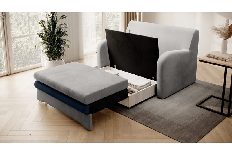 Ario Soffa 2-sits - Grå - Möbler - Soffa - Bäddsoffa - 2 sits bäddsoffa