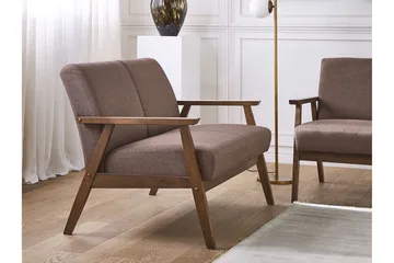 Asnes 2-sits Soffa - Brun - Möbler - Soffa - 2 sits soffa