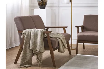 Asnes 2-sits Soffa - Brun - Möbler - Soffa - 2 sits soffa