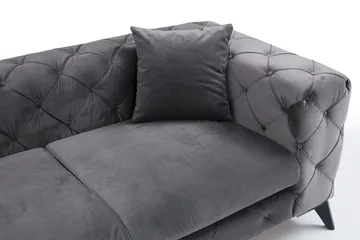 Beachport 2-sits Soffa - Antracit/Svart - Möbler - Soffa - 2 sits soffa