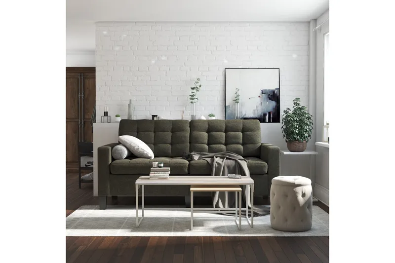 Bowie 2-sits Soffa Grå - Dorel Home - Möbler - Soffa - 2 sits soffa