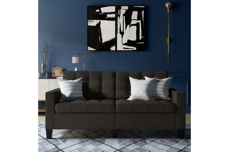 Bowie 2-sits Soffa Grå - Dorel Home - Möbler - Soffa - 2 sits soffa