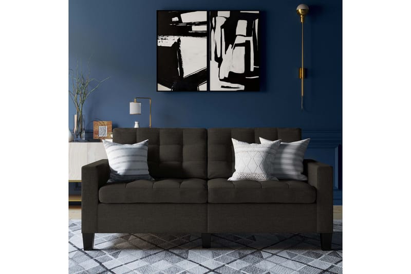 Bowie 2-sits Soffa Grå - Dorel Home - Möbler - Soffa - 2 sits soffa