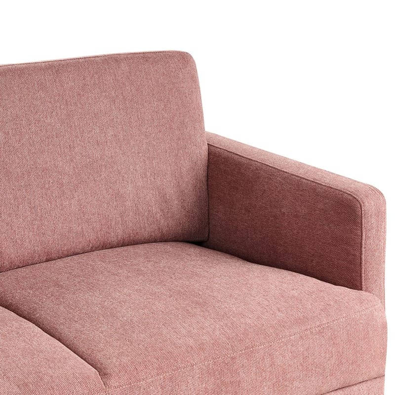 2-sits soffa Breda - Rosa, Svart - Möbler - Soffa - 2 sits soffa