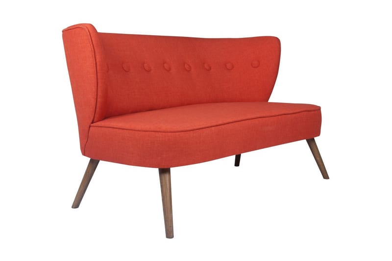 Clivocast 2-Sits Soffa - Röd - Möbler - Soffa - 2 sits soffa